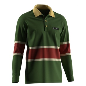 Polo de rugby ultra confortable et léger, col classique, matière respirante, idéal pour l'entraînement et les voyages - Product Image 5