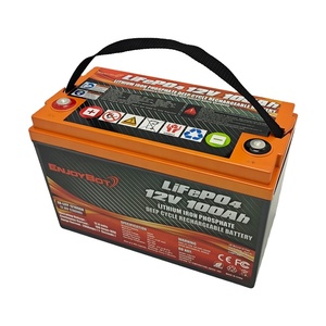 OEM 12V 100Ah Batería recargable de iones de litio Batería solar LiFePO4 batería - Product Image 1