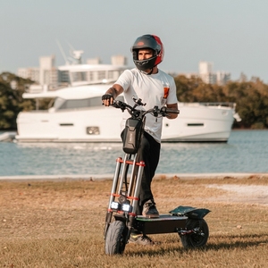 Scooter Eléctrico para Adultos de 60V con Doble Motor, Batería de 38Ah, Alcance de 120km, Suspensión Completa Hidráulica, Velocidad Máxima de 80km/h - Product Image 2