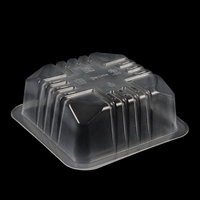 Boîte alimentaire carrée JIANXIN 1414-5 Lock Fresh Salad, emballage pour magasin de proximité, compatible micro-ondes et réfrigérateur, recyclable, en PP