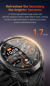 Montre connectée intelligente KT88 2025 avec lampe torche, étanche 3ATM, modes sportifs multiples et boussole pour activités de plein air - Product Image 5