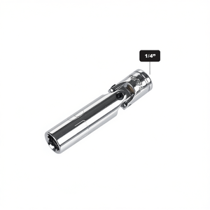 1/4 In Drive <b>Universal</b> Joint <b>Socket</b> Wrench For Emergency Tools - Product Image 2