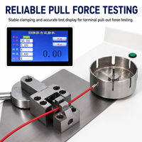 Testeur de force de traction des bornes ≤500 N ±0,04 N 10-800 mm/min avec écran tactile pour le test des bornes serties