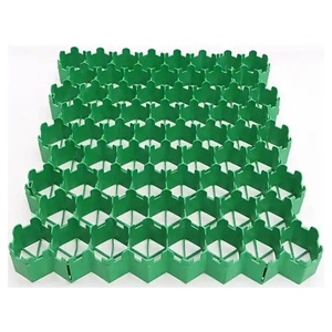 แผ่นปูพื้นแบบซึมน้ำได้ขนาด 45-50 มม. สำหรับทางรถวิ่งที่มีน้ำหนักเบาและรับน้ำหนักได้มาก, ทางหลวงชนบท, แผ่นรังผึ้ง PP สำหรับสนามหญ้า - Product Image 4