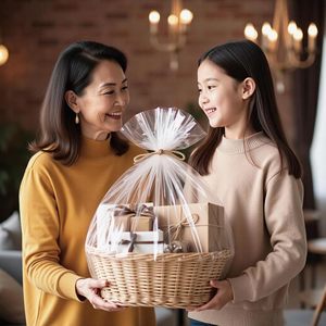 Bolsas Grandes de Celofán de 30x40 Pulgadas, Envoltura Transparente para Cestas de Regalo, Embalaje de Plástico, Paquete de 10 Unidades para Regalos de Navidad - Product Image 6