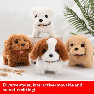 Juguetes de Peluche de Perrito Eléctrico <span class=keywords><strong>para</strong></span> Niñas, Material de Peluche <span class=keywords><strong>Corto</strong></span>, 31-50 cm de Altura, <span class=keywords><strong>para</strong></span> Bebés (0-3 Años), Muñecos de Animales de Simulación - Product Image 6
