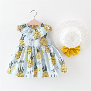 Vêtements pour enfants en gros USA : Robes de fête fantaisie pour bébés filles, motifs ananas, avec photos - Product Image 6