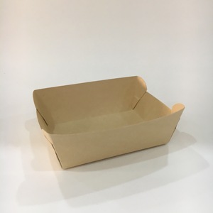 Caja de fideos de papel Kraft de alta calidad, bandeja de cena para llevar, embalaje de bebidas y alimentos, ventaja UV, envío de impresión en relieve - Product Image 2