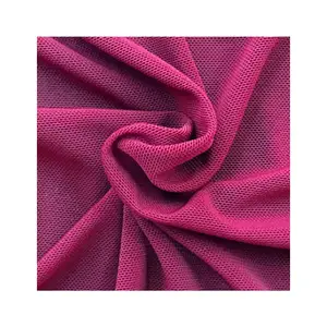 Yingfeng di buona qualità 91% nylon 9% spandex elastico per maglieria morbido tessuto a rete per fodera biancheria intima Tricot tessuto elasticizzato lavorato a maglia