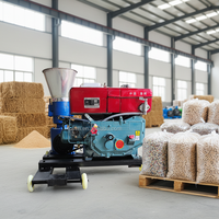 Machine automatique de fabrication de granulés d'aliments pour volailles 120 kg/h – Moulin à aliments durable pour le traitement des céréales et de la paille