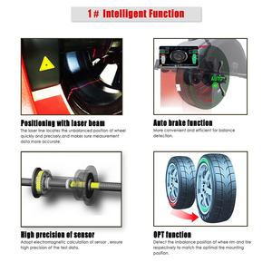 Équilibreur de roue automatique équipement de <span class=keywords><strong>garage</strong></span> automatique équilibreur de roue de voiture avec monte-pneu équipement de réparation de pneu à vendre - Product Image 2
