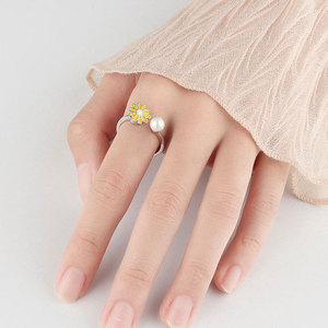 SC Wholesale Fidget <strong>Spinner</strong> <strong>Rings</strong> Collection Adjustable Silver <strong>Anxiety</strong> <strong>Rings</strong> Rotating Flower Star Butterfly Fidget <strong>Rings</strong> Women - Product Image 6