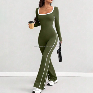 Mono <span class=keywords><strong>de</strong></span> Mujer Personalizado con <span class=keywords><strong>Espalda</strong></span> <span class=keywords><strong>Descubierta</strong></span> y Contraste <span class=keywords><strong>de</strong></span> Color para Damas - Product Image 3