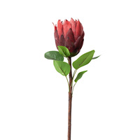Fleurs artificielles en soie de qualité supérieure, grandes fleurs de Protea, décorations pour lieux de mariage, ornements pour salon, arrangements floraux