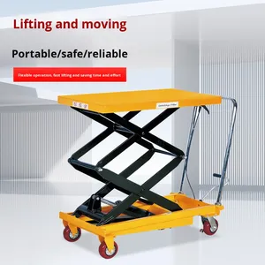 משאית מטען מכונת מספריים סוג מזלג משאית גוף על-הלוח פלטפורמה נייד חשמלי הידראולי הרמה מחמיא - Product Image 2