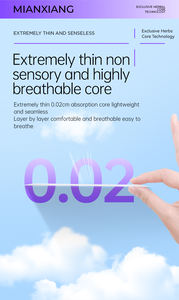 Servilleta sanitaria de algodón orgánico <span class=keywords><strong>biodegradable</strong></span> personalizable, <span class=keywords><strong>toalla</strong></span> de hierbas superabsorbente para mujeres, logotipo sin período menstrual - Product Image 4