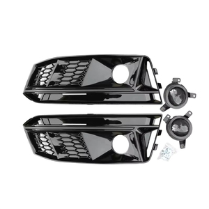 Nouvelle coque de pare-chocs avant ABS pour feux antibrouillard, style <span class=keywords><strong>S5</strong></span> pour A3 <span class=keywords><strong>Cabriolet</strong></span> 2017-2019 NOIR avec kit de rétrofit/amélioration ACC - Product Image 1