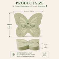 Boîte en papier rigide de luxe personnalisée en forme de papillon pour l'emballage des soins de la peau avec couvercle magnétique pour cadeau cosmétique