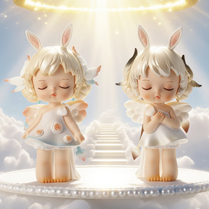 Figurine PVC Annie Baby : Ornements de Vie Vibrante, Conception Exquise, Taille Moyenne, Mignonne et Adorable, Cadeau Ange - Product Image 3