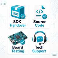 Desarrollo de Software de Firmware con Integración de SDK para Versiones MAC e Internet para Placas Integradas, Chips y Dispositivos IoT