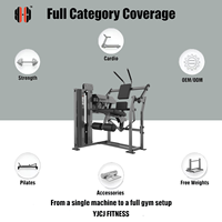 Machine de musculation professionnelle personnalisée pour abdominaux obliques, à charge sélective, certifiée CE, vente en gros