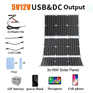 Módulo de Carga de Panel Solar Flexible, Generador Fotovoltaico Portátil para Cargador de Teléfono y Banco de Energía para Exteriores - Product Image 4