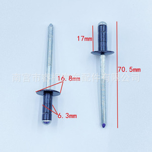 Remaches ciegos Shuangxuan 6.3x17x16 de acero para uso general en automoción - Product Image 2
