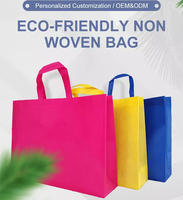 Sac de courses pliable en PP laminé, géométrique, réutilisable, écologique, personnalisable, couleur publicitaire, sac non tissé