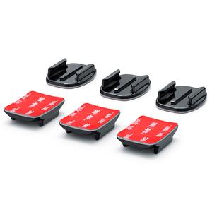 Kit de fixation adhésive HONGDAK, coussinets adhésifs pour caméras <span class=keywords><strong>GoPro</strong></span> <span class=keywords><strong>Hero</strong></span> 12 11 10 9 8 <span class=keywords><strong>7</strong></span> 6 5 4 Noir Argent - Product Image 2