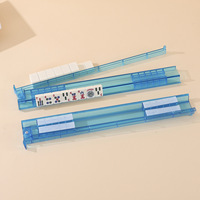 Accessoires de Mahjong style américain Wowu – Mélangeur de dés transparent en plastique ultra-léger, transfrontalier, à mouvement rapide, portable