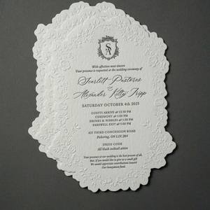 Cartes d'invitation de Noël personnalisées en papier couché gaufré, écologiques, avec découpe moderne 3D pop-up et finition mate - Product Image 3