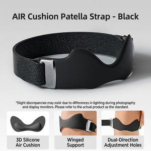 Sangle rotulienne Airbag rose en silicone 3D, support de genou réglable en forme d'aile pour le soulagement de la douleur et la stabilité - Product Image 6