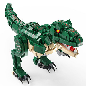 Bloques de Construcción de Plástico ABS de Tiranosaurio <span class=keywords><strong>Rex</strong></span>, Juego de Juguetes de Construcción DIY para Niños Mayores de 5 Años - Product Image 4