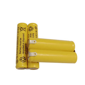 <span class=keywords><strong>AAA</strong></span>サイズ (No.7) 350mAh 2.4V <span class=keywords><strong>Ni-Cd</strong></span>充電式バッテリーはんだ付けタブ付き電気シェーバー用ヘアクリッパー & 芝生ランプ - Product Image 2