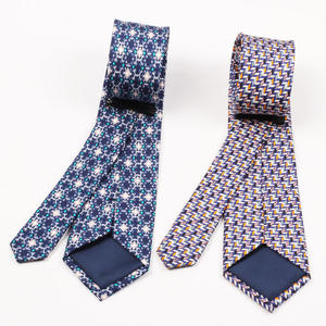 بيع بالجملة أنماط جديدة فعالة من حيث التكلفة مصنوعة يدويًا نمط مخصص ربطة عنق رخيصة من الحرير الخالص المطبوعة ربطة عنق للرجال - Product Image 2