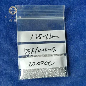 다이아몬드 합성 라운드 브릴리언트 컷 0.8-3.3mm DEF/GH VS1 근접 다이아몬드 Hpht 실험실 다이아몬드 Cvd