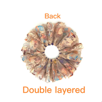 Chouchous en tissu floral élégant Endy Daily Party Accessoires pour cheveux avec couleur passionnée Creative Ponytail Hold