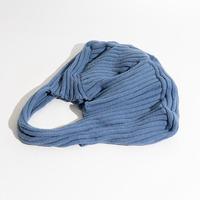 Sac fourre-tout en tricot artistique pour femme, style décontracté, grande capacité, sac à bandoulière polyvalent, sac boulette à porter sous le bras