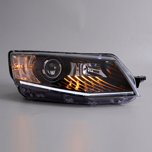 Ensemble de phares Skoda Octavia 2015-2017, mise à niveau LED, lentille de projecteur DRL à effet cils - Product Image 4