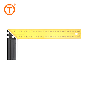 थोक 9-24 इंच कारपेंटर 90 ° डिग्री स्केल दाएं कोण उपकरण l प्रकार प्रयास वर्ग शासक - Product Image 2