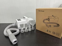 Sèche-cheveux pour animaux de compagnie, haute puissance, fonctionnement silencieux avec protection contre la surchauffe pour chiens et chats de grande race, 220V, séchage du pelage