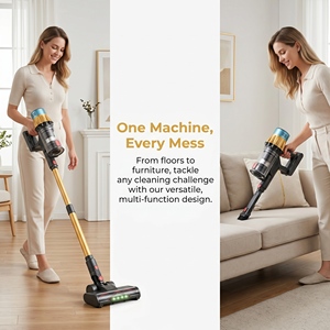 PV22 Cordless Stick <b>Vacuum</b> Cleaner 30kPa Strong Suction 2-in-1 <b>Handheld</b> for Home & Car - Product Image 3