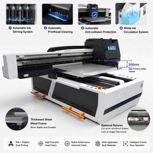 Machine <span class=keywords><strong>d</strong></span>'impression multifonctionnelle pour verre, pierre, cuir, bois, PVC, polycarbonate, cartes, ABS, TPU, coques de téléphone, <span class=keywords><strong>imprimante</strong></span> à plat UV grand format 6090 - Product Image 3