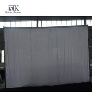 Easy install Pipe Kit and Drape Aluminum <b>Standing</b> Curtain System Wedding <b>Backdrop</b> Trade Show Photo Booth - Product Image 4