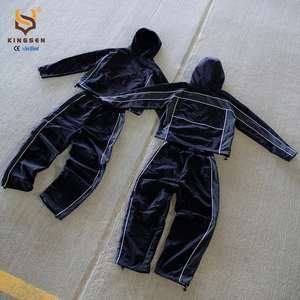 Wholesale Polyester Zip up Oversized Reflective Waterproof Windproof Nylon <b>Jacket</b> and Track Pants Jogger Sets Nylon Tracksuit - Product Image 1
