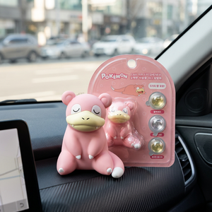 Pokemon Mini <b>Car</b> Air Freshener Vent <b>Clip</b> Slowpoke Korean Plastic Auto Diffuser Natural Evaporation Anime Cartoon Vehicle Aroma - Product Image 2