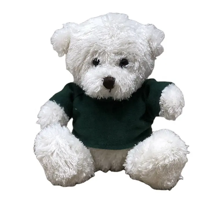 15 cm मिनी टेडी भालू के साथ बिक्री संवर्धन उपहार टेडी भालू टी शर्ट