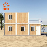 Maisons conteneurs préfabriquées ODM Living, 1, 2, 3, 4 chambres, bureaux, maisons portables préfabriquées, deux chambres avec toilettes intégrées