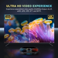 Precio al por mayor Android 14 TV Box HK1 Rbox X50 4K Decodificación 1000M LAN WiFi 6 Amlogic S905A Quad Core 32G 64G 128G Set Top Box