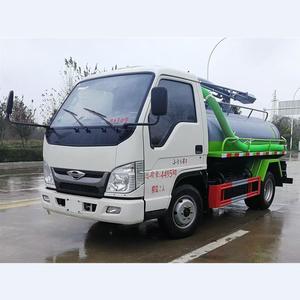 Camión cisterna de vacío con tanque de succión fecal séptico FOTON FORLAND 3M3 con volante a la izquierda/derecha a la venta - Product Image 6